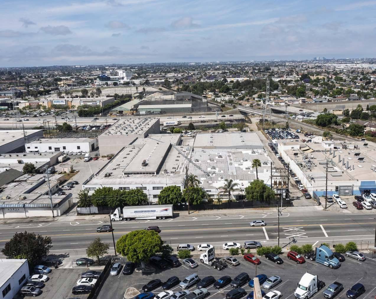 Aerial of 15001 S. Figueroa Street in Gardena